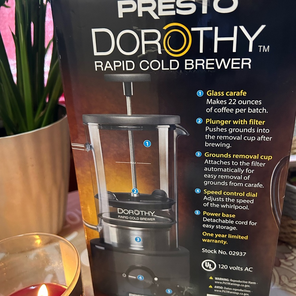 Presto Dorothy Rapid Cold Brewer - Black